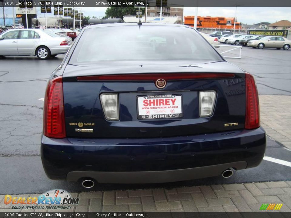 2006 Cadillac STS V8 Blue Chip / Light Gray Photo #5