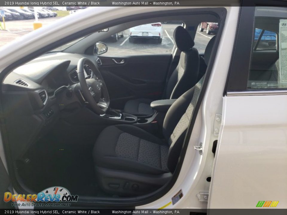 2019 Hyundai Ioniq Hybrid SEL Ceramic White / Black Photo #13