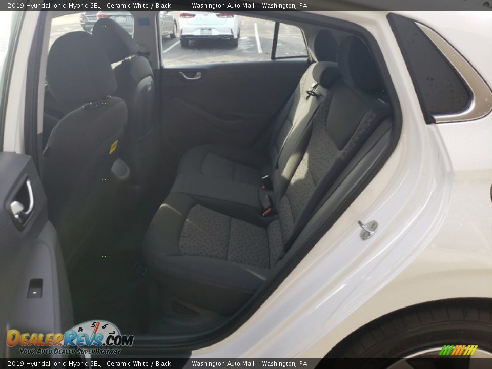 2019 Hyundai Ioniq Hybrid SEL Ceramic White / Black Photo #14