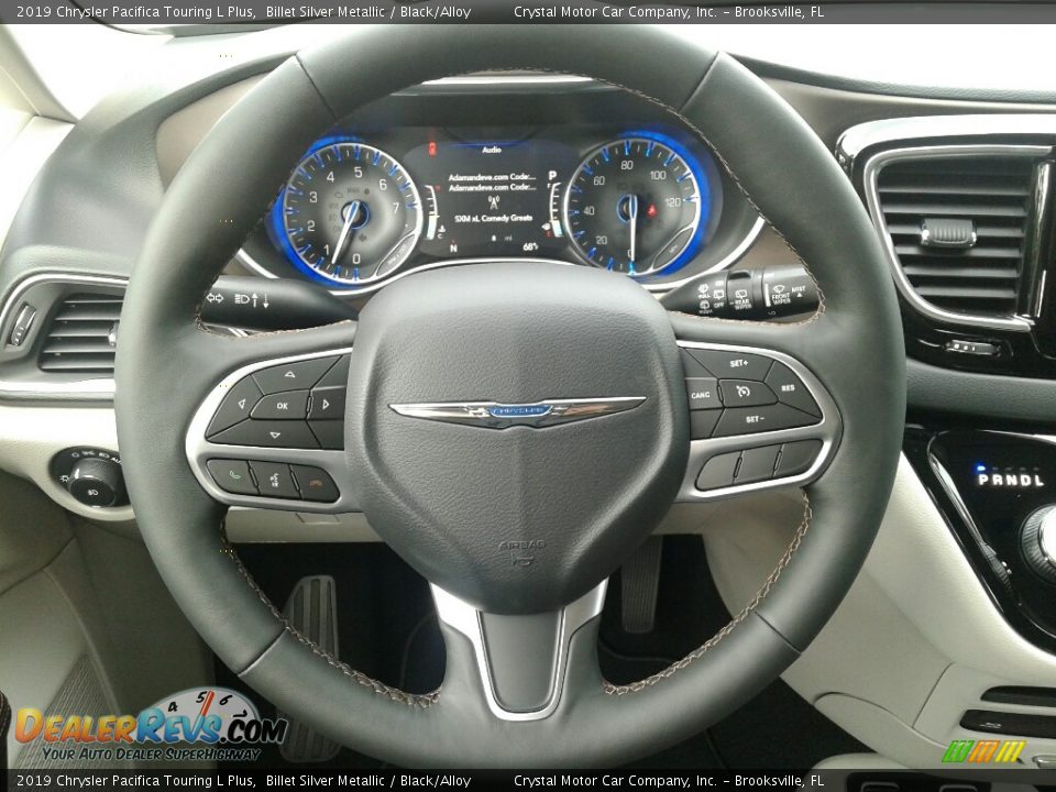 2019 Chrysler Pacifica Touring L Plus Billet Silver Metallic / Black/Alloy Photo #14