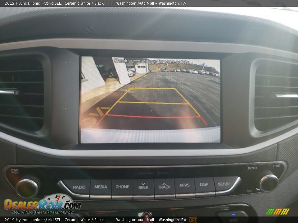 2019 Hyundai Ioniq Hybrid SEL Ceramic White / Black Photo #22