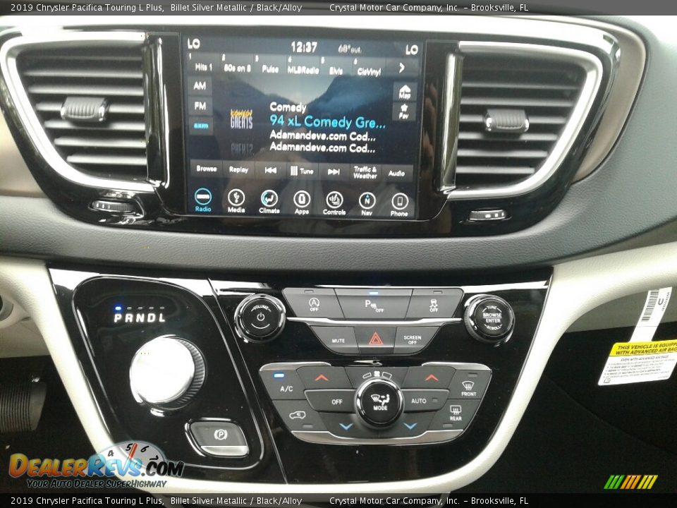 2019 Chrysler Pacifica Touring L Plus Billet Silver Metallic / Black/Alloy Photo #15