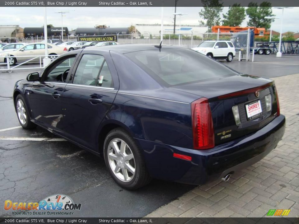 2006 Cadillac STS V8 Blue Chip / Light Gray Photo #6