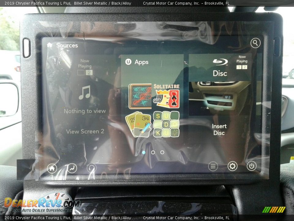 2019 Chrysler Pacifica Touring L Plus Billet Silver Metallic / Black/Alloy Photo #17