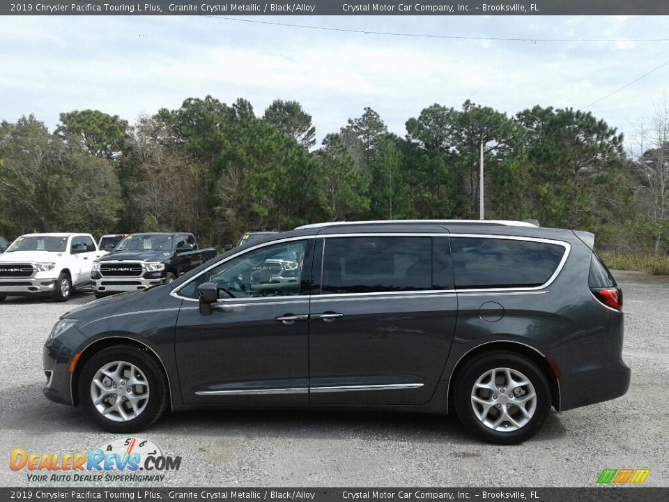 2019 Chrysler Pacifica Touring L Plus Granite Crystal Metallic / Black/Alloy Photo #2
