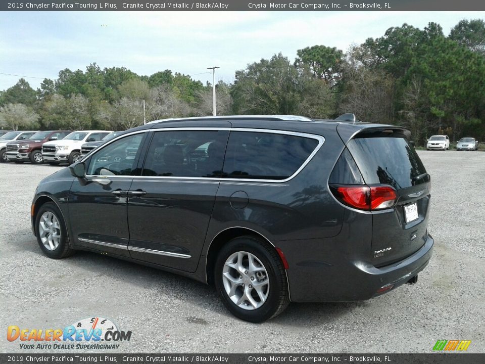 2019 Chrysler Pacifica Touring L Plus Granite Crystal Metallic / Black/Alloy Photo #3