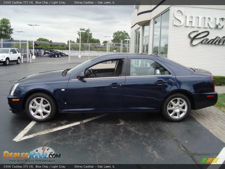 2006 Cadillac STS V8 Blue Chip / Light Gray Photo #7