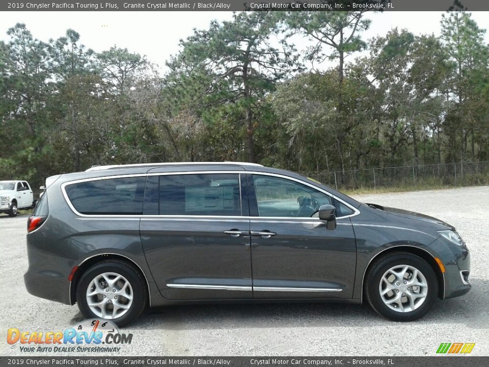 2019 Chrysler Pacifica Touring L Plus Granite Crystal Metallic / Black/Alloy Photo #6