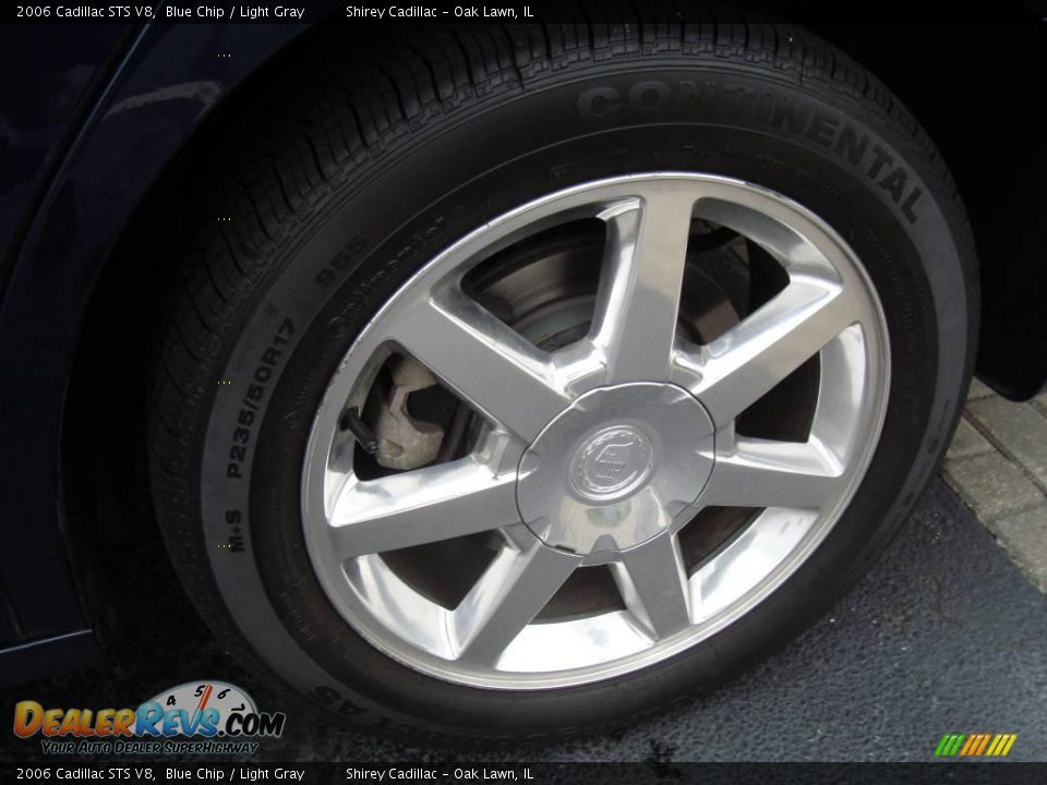 2006 Cadillac STS V8 Blue Chip / Light Gray Photo #8