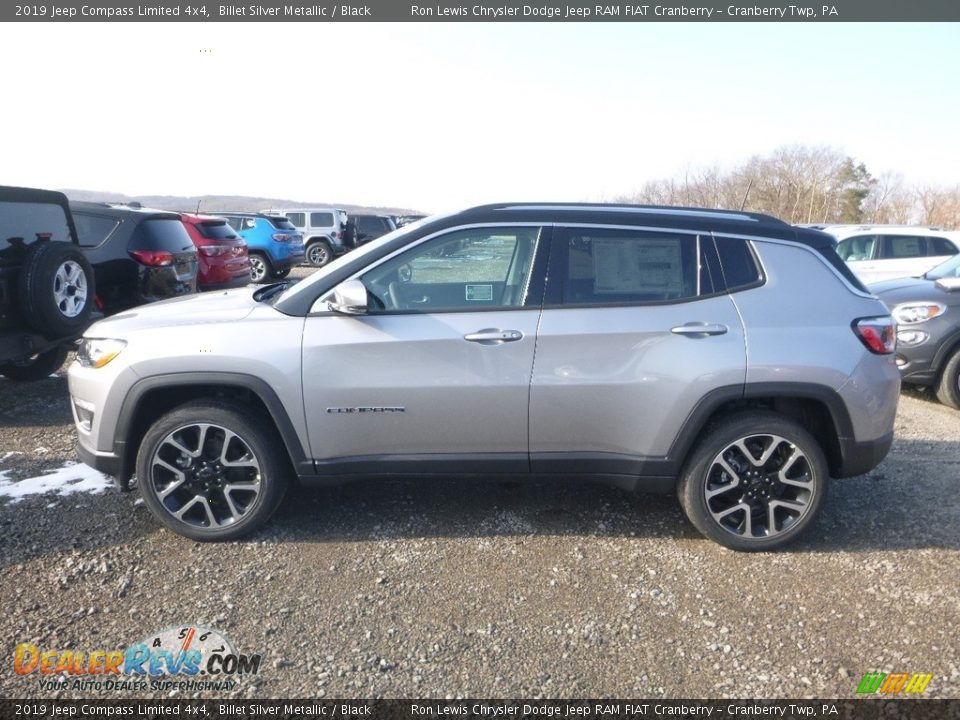 2019 Jeep Compass Limited 4x4 Billet Silver Metallic / Black Photo #3