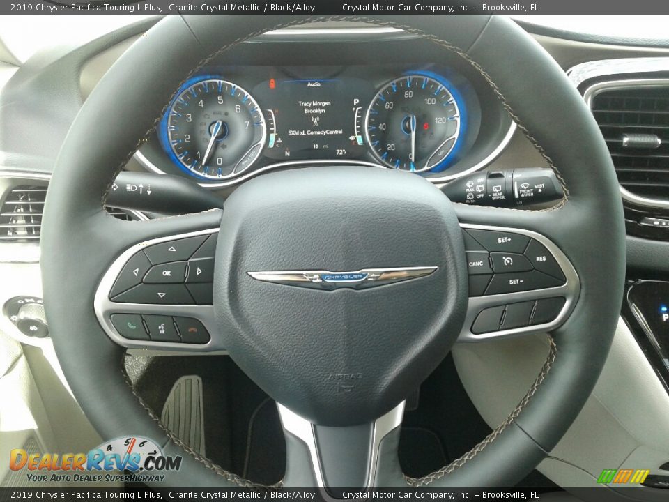 2019 Chrysler Pacifica Touring L Plus Granite Crystal Metallic / Black/Alloy Photo #14
