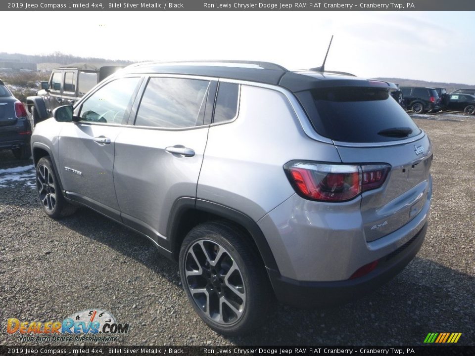 2019 Jeep Compass Limited 4x4 Billet Silver Metallic / Black Photo #4