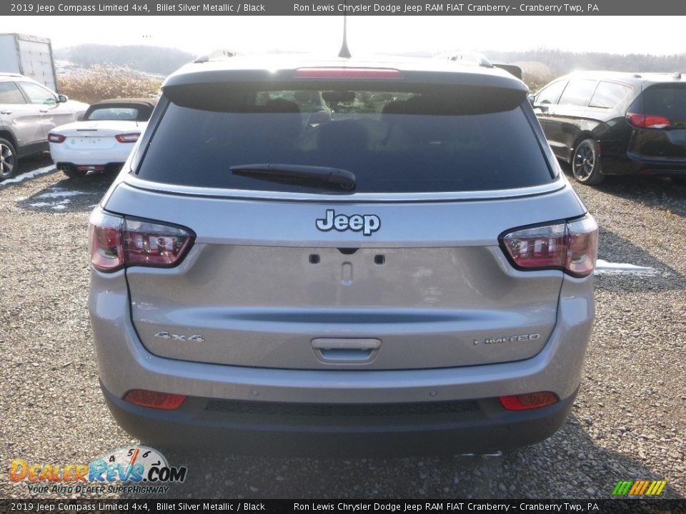 2019 Jeep Compass Limited 4x4 Billet Silver Metallic / Black Photo #5