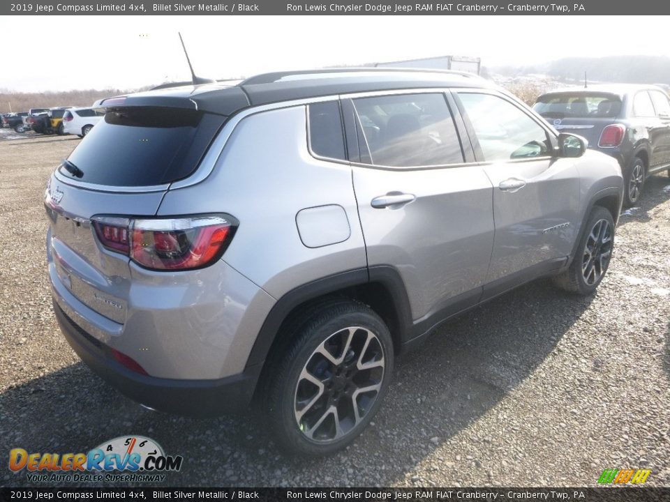 2019 Jeep Compass Limited 4x4 Billet Silver Metallic / Black Photo #6