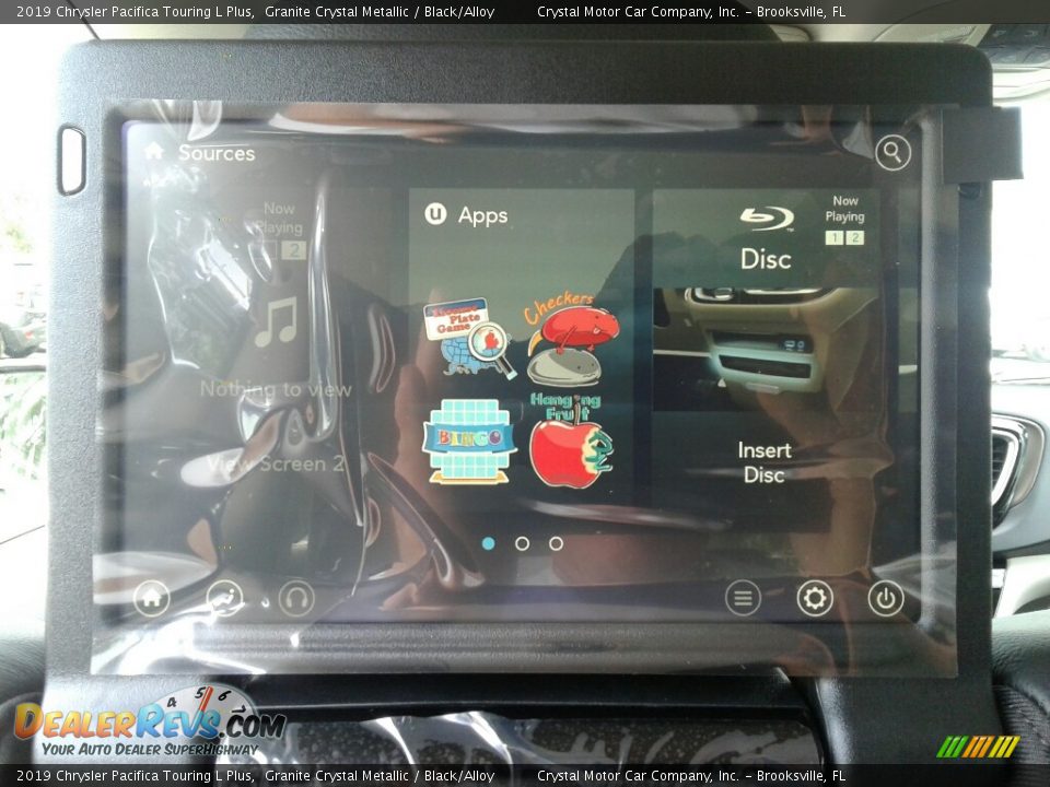 2019 Chrysler Pacifica Touring L Plus Granite Crystal Metallic / Black/Alloy Photo #17