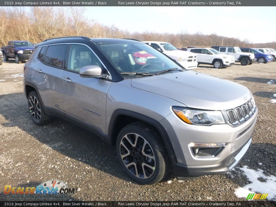 2019 Jeep Compass Limited 4x4 Billet Silver Metallic / Black Photo #8