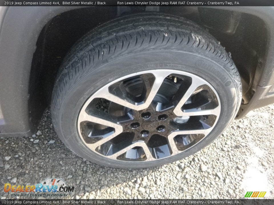 2019 Jeep Compass Limited 4x4 Billet Silver Metallic / Black Photo #10