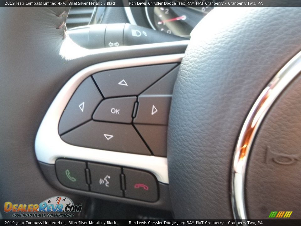 2019 Jeep Compass Limited 4x4 Billet Silver Metallic / Black Photo #20