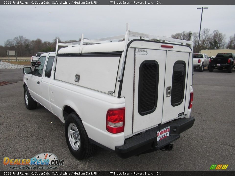 2011 Ford Ranger XL SuperCab Oxford White / Medium Dark Flint Photo #3