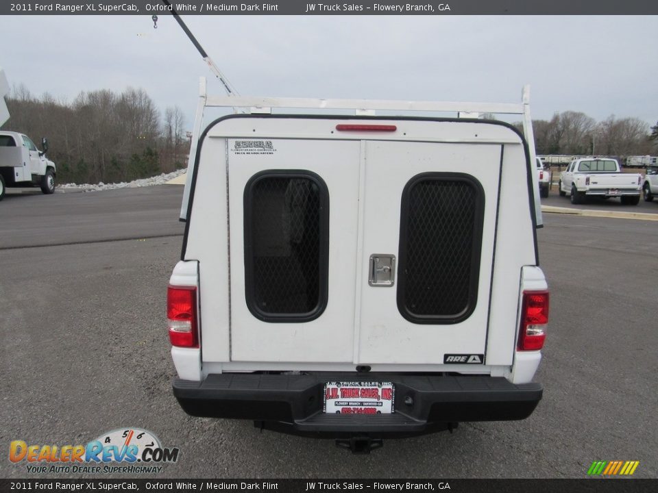 2011 Ford Ranger XL SuperCab Oxford White / Medium Dark Flint Photo #4
