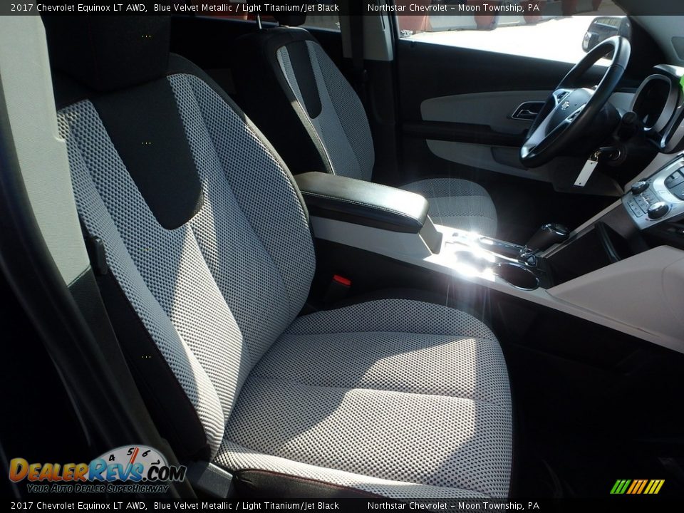 2017 Chevrolet Equinox LT AWD Blue Velvet Metallic / Light Titanium/Jet Black Photo #15