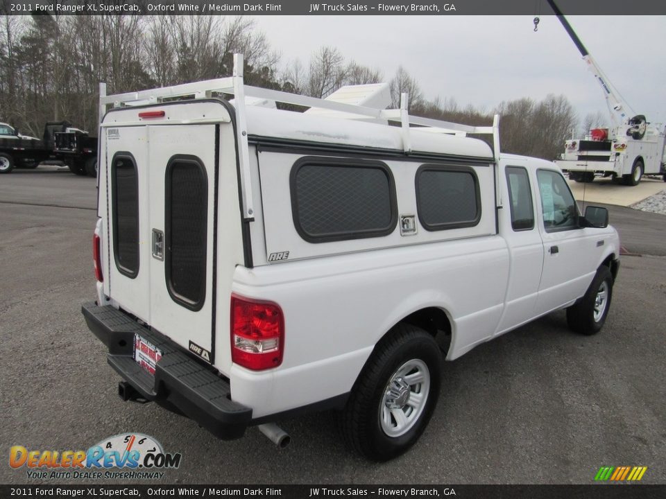 2011 Ford Ranger XL SuperCab Oxford White / Medium Dark Flint Photo #5