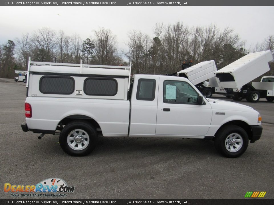 2011 Ford Ranger XL SuperCab Oxford White / Medium Dark Flint Photo #6