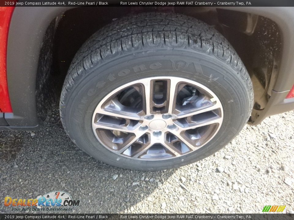 2019 Jeep Compass Latitude 4x4 Red-Line Pearl / Black Photo #9