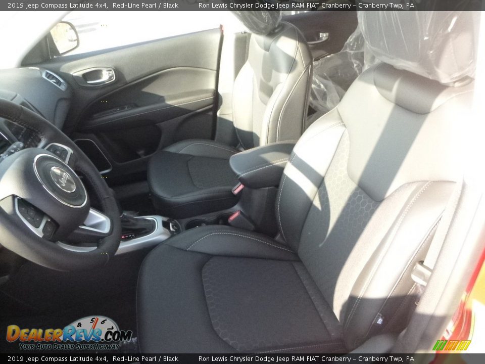 2019 Jeep Compass Latitude 4x4 Red-Line Pearl / Black Photo #13