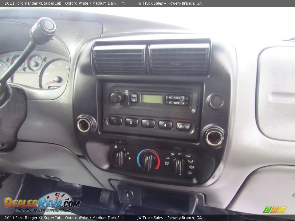 2011 Ford Ranger XL SuperCab Oxford White / Medium Dark Flint Photo #13