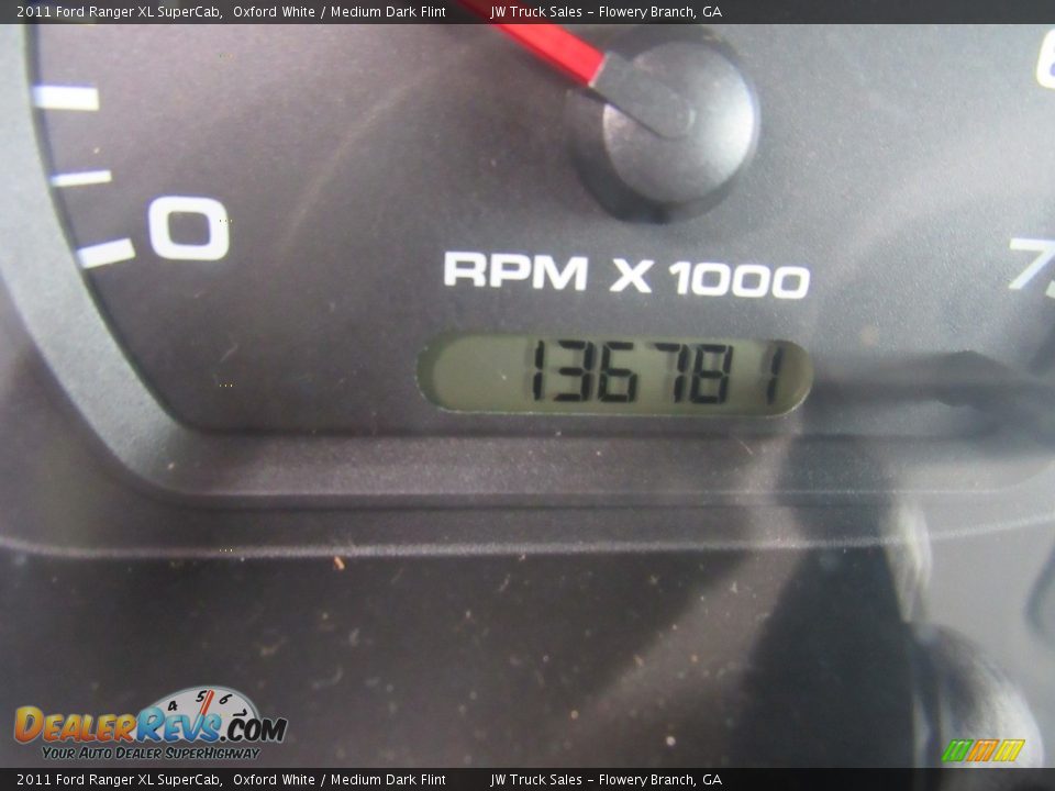 2011 Ford Ranger XL SuperCab Oxford White / Medium Dark Flint Photo #18