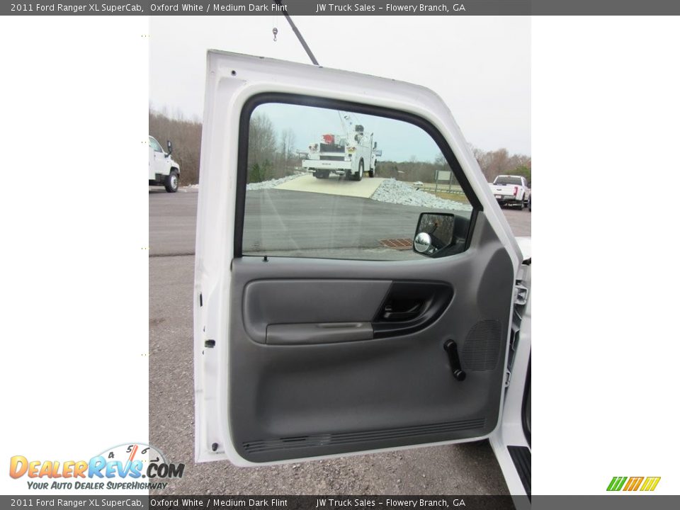 2011 Ford Ranger XL SuperCab Oxford White / Medium Dark Flint Photo #19