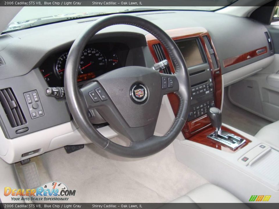 2006 Cadillac STS V8 Blue Chip / Light Gray Photo #11