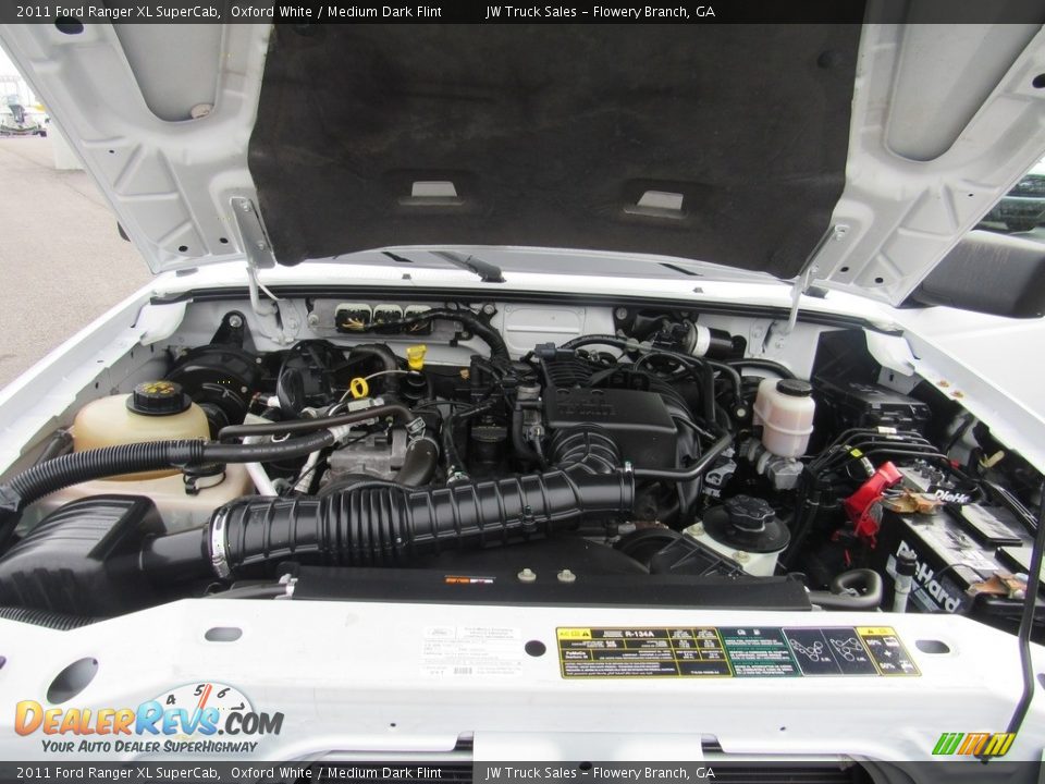2011 Ford Ranger XL SuperCab Oxford White / Medium Dark Flint Photo #29