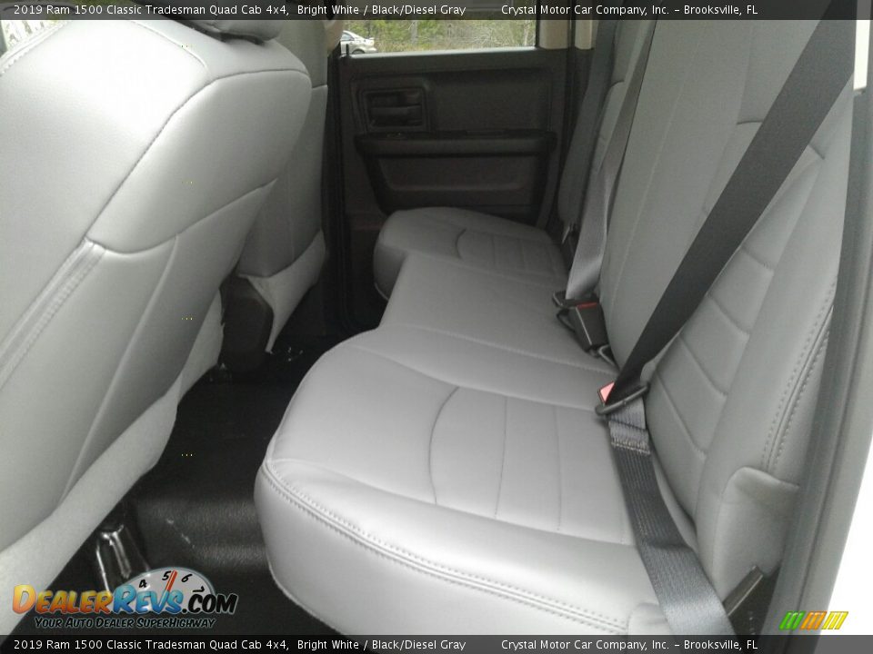 2019 Ram 1500 Classic Tradesman Quad Cab 4x4 Bright White / Black/Diesel Gray Photo #10