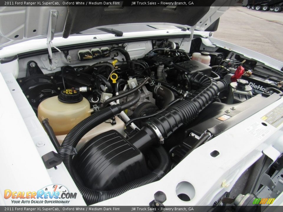 2011 Ford Ranger XL SuperCab Oxford White / Medium Dark Flint Photo #30