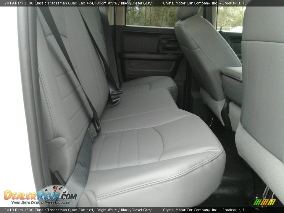 2019 Ram 1500 Classic Tradesman Quad Cab 4x4 Bright White / Black/Diesel Gray Photo #11