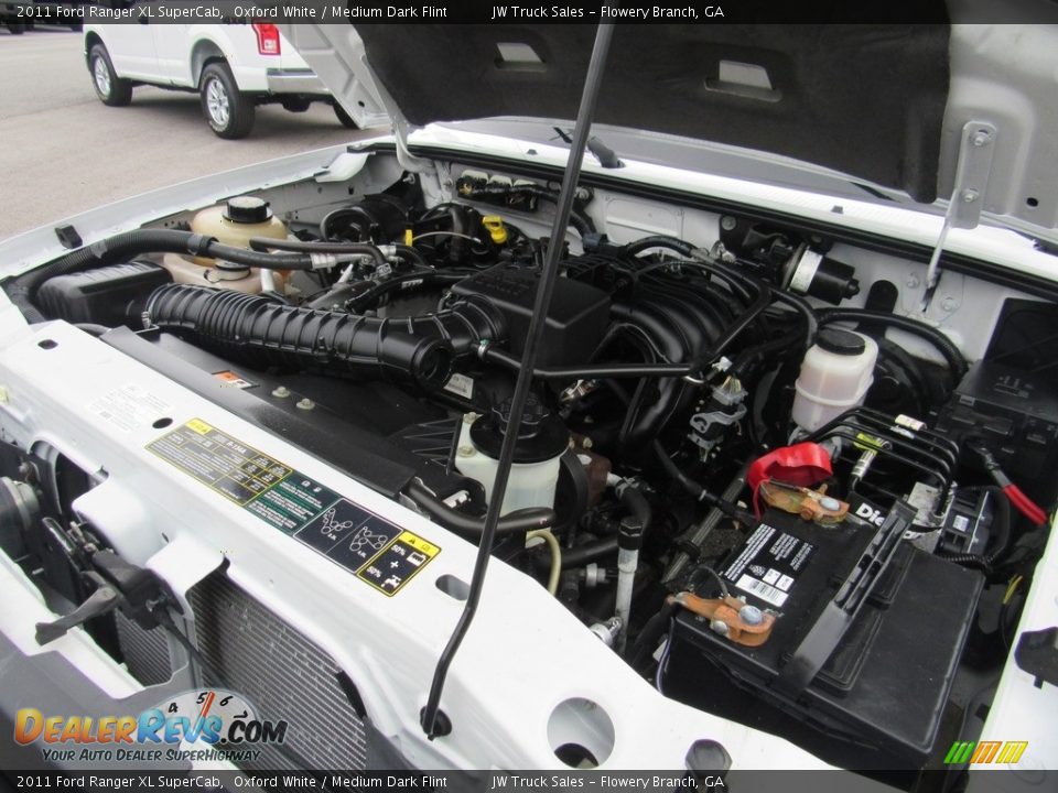 2011 Ford Ranger XL SuperCab Oxford White / Medium Dark Flint Photo #31