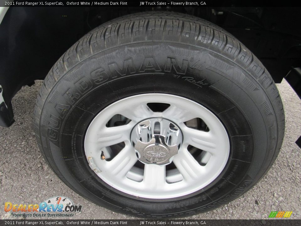 2011 Ford Ranger XL SuperCab Oxford White / Medium Dark Flint Photo #32