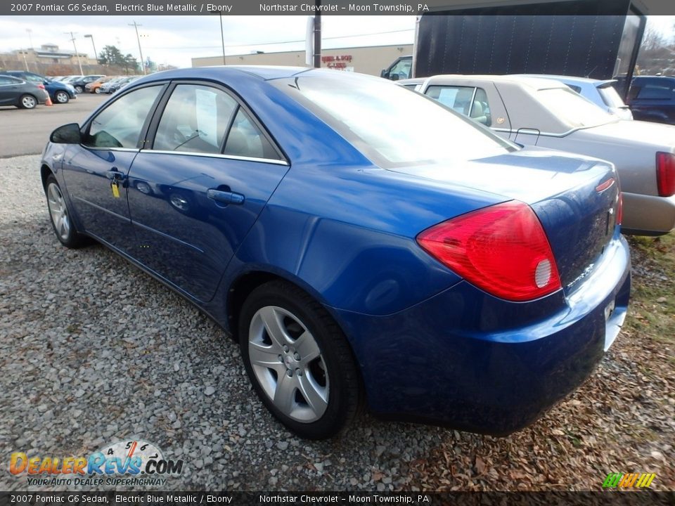 2007 Pontiac G6 Sedan Electric Blue Metallic / Ebony Photo #2