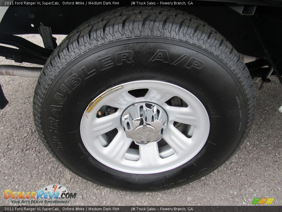 2011 Ford Ranger XL SuperCab Oxford White / Medium Dark Flint Photo #34