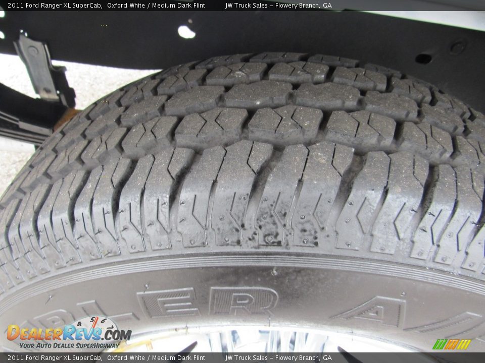 2011 Ford Ranger XL SuperCab Oxford White / Medium Dark Flint Photo #35