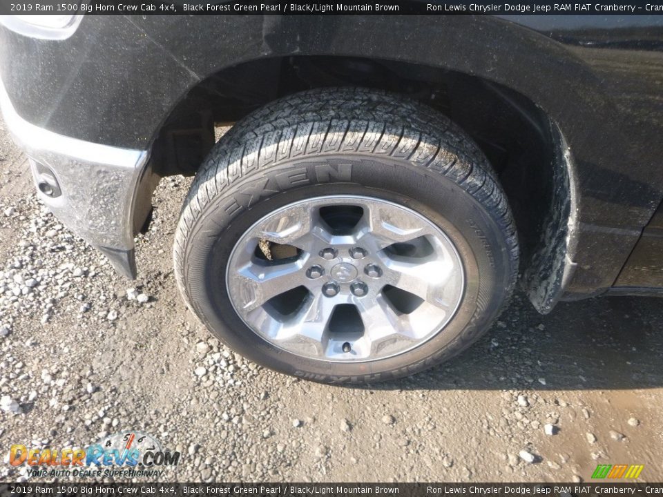 2019 Ram 1500 Big Horn Crew Cab 4x4 Black Forest Green Pearl / Black/Light Mountain Brown Photo #2