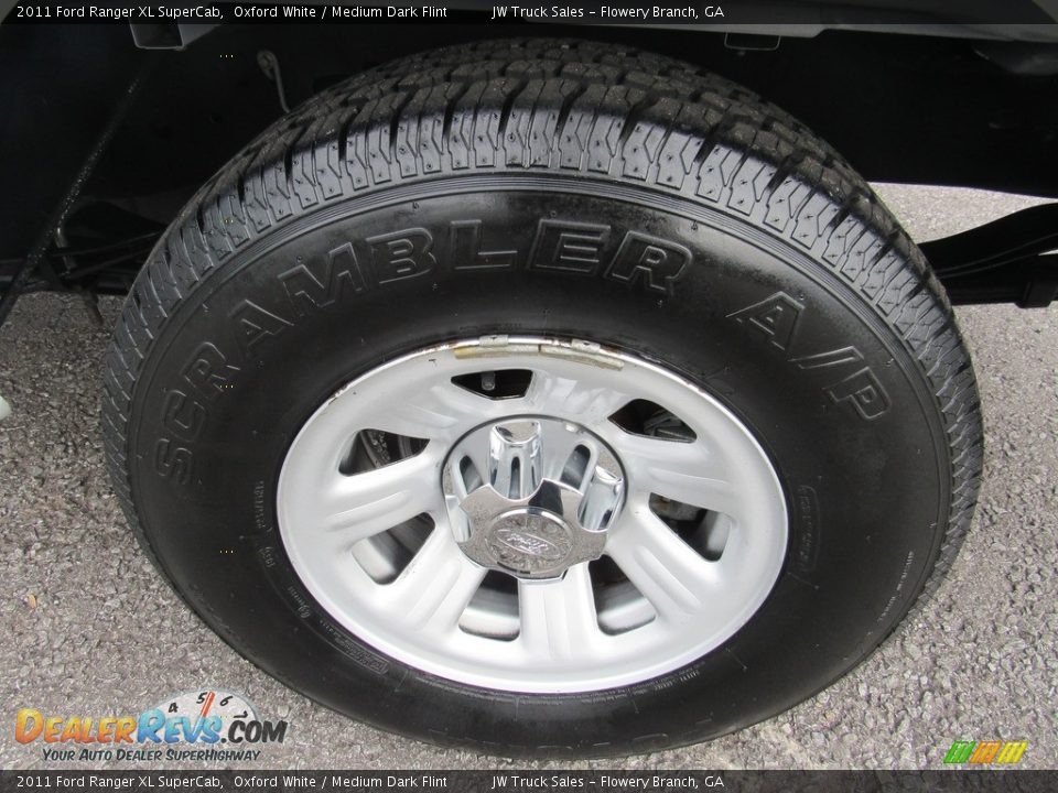 2011 Ford Ranger XL SuperCab Oxford White / Medium Dark Flint Photo #36