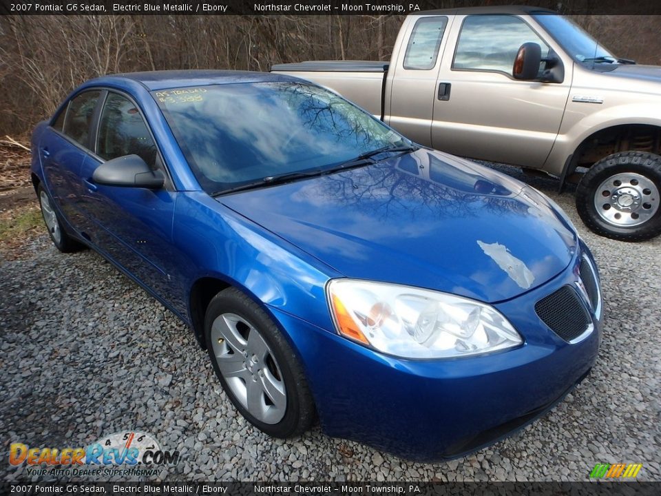 2007 Pontiac G6 Sedan Electric Blue Metallic / Ebony Photo #5
