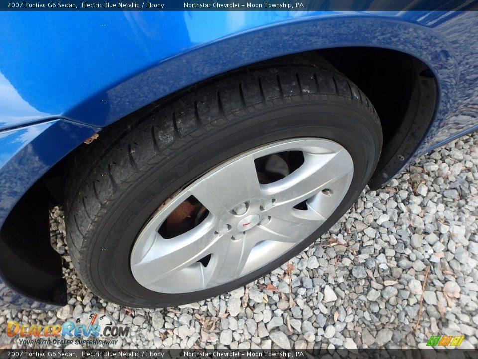 2007 Pontiac G6 Sedan Electric Blue Metallic / Ebony Photo #7