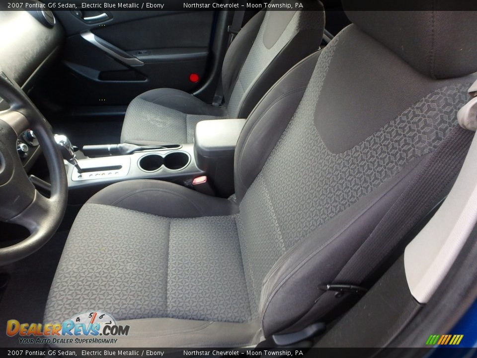 2007 Pontiac G6 Sedan Electric Blue Metallic / Ebony Photo #8
