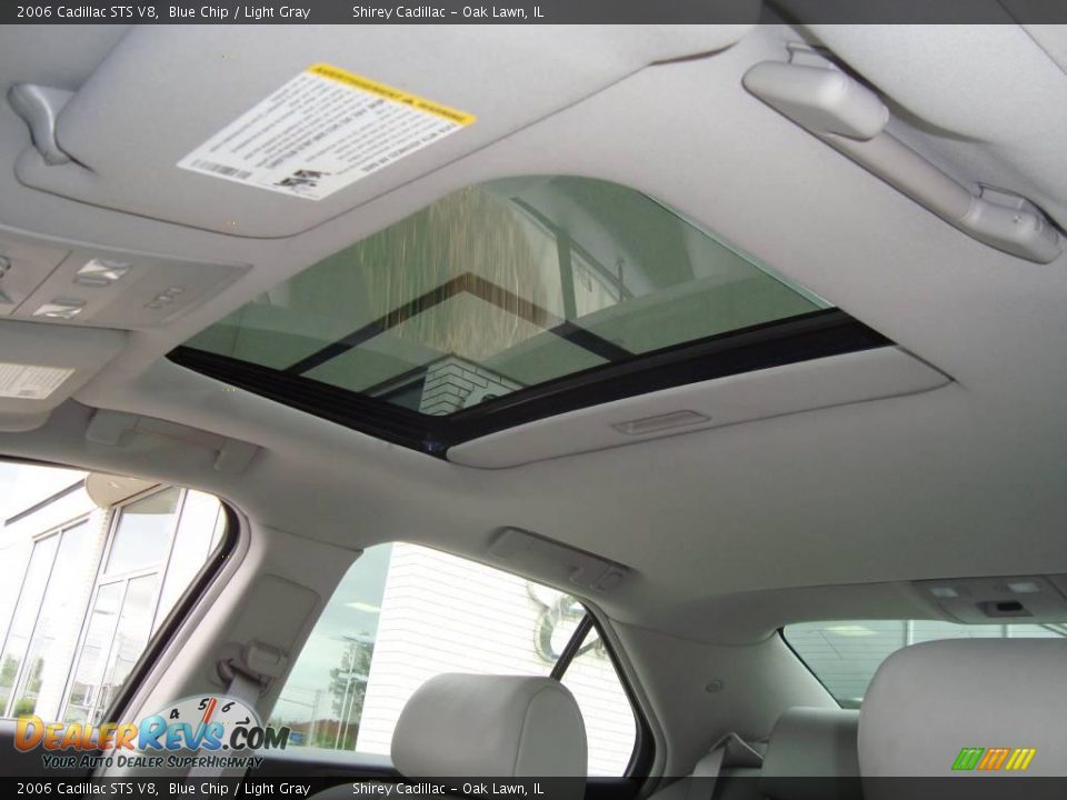 2006 Cadillac STS V8 Blue Chip / Light Gray Photo #13