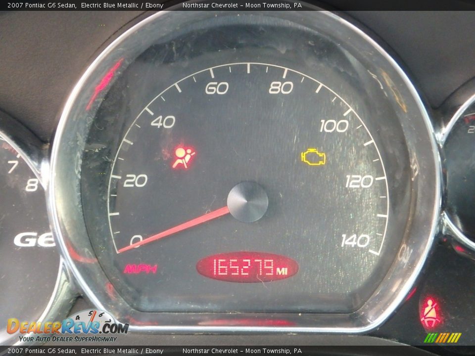 2007 Pontiac G6 Sedan Electric Blue Metallic / Ebony Photo #15