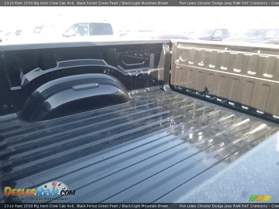 2019 Ram 1500 Big Horn Crew Cab 4x4 Black Forest Green Pearl / Black/Light Mountain Brown Photo #13